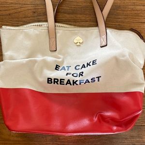 Kate Spade Eat Cake for Breakfast bag